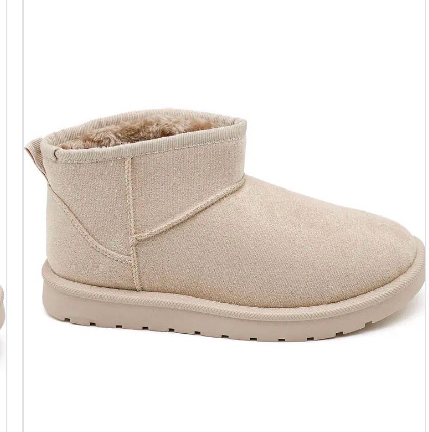 Beige cozy instapbootjes met warme voering – Comfort &amp; stijl | Infinity Me