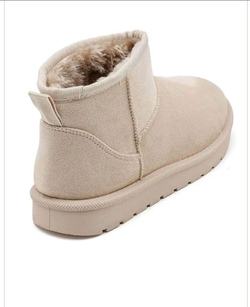 Beige cozy instapbootjes met warme voering – Comfort &amp; stijl | Infinity Me