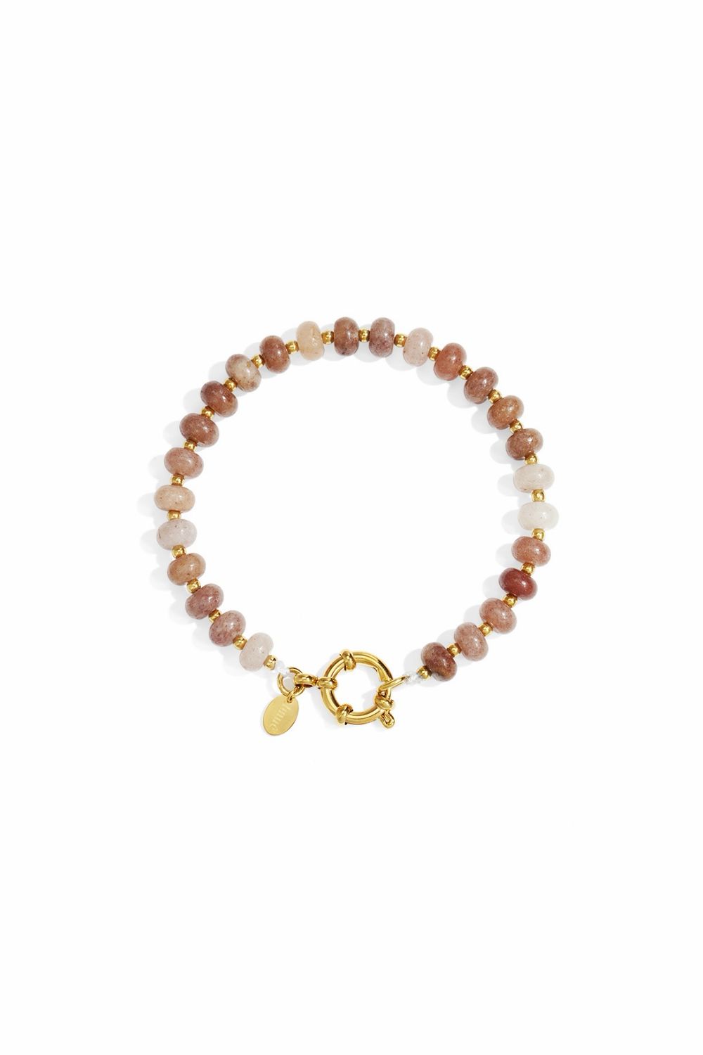 Stainless steel damesarmband goudkleurig – Hypoallergeen &amp; Waterbestendig”