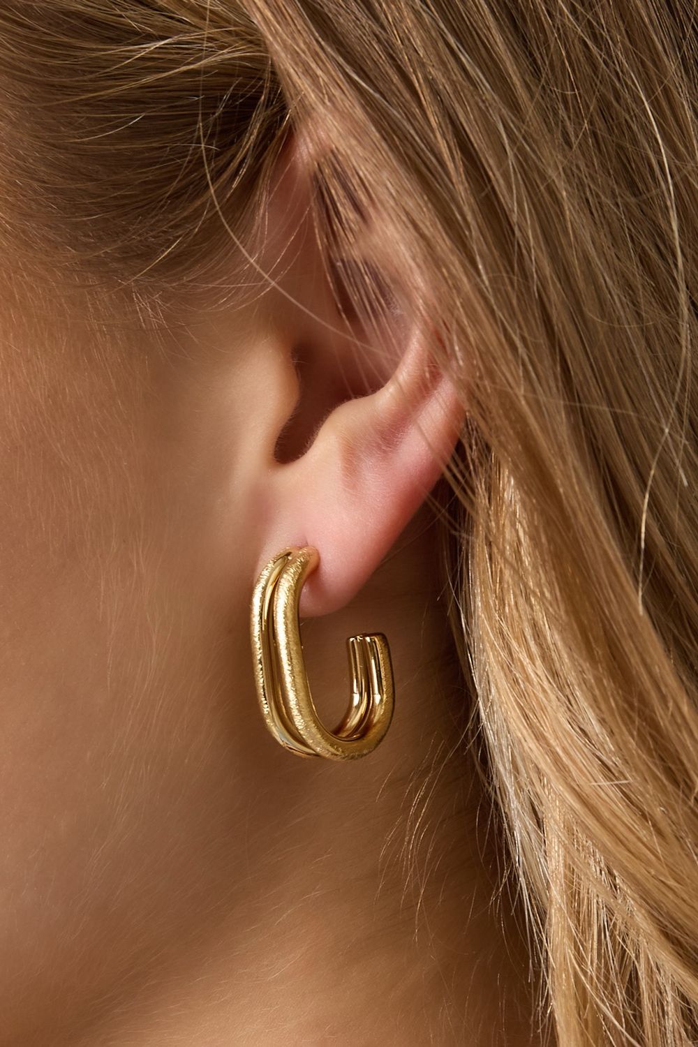 Dubbele Hoops – Luxe Minimalistische Oorringen Goud &amp; Zilver