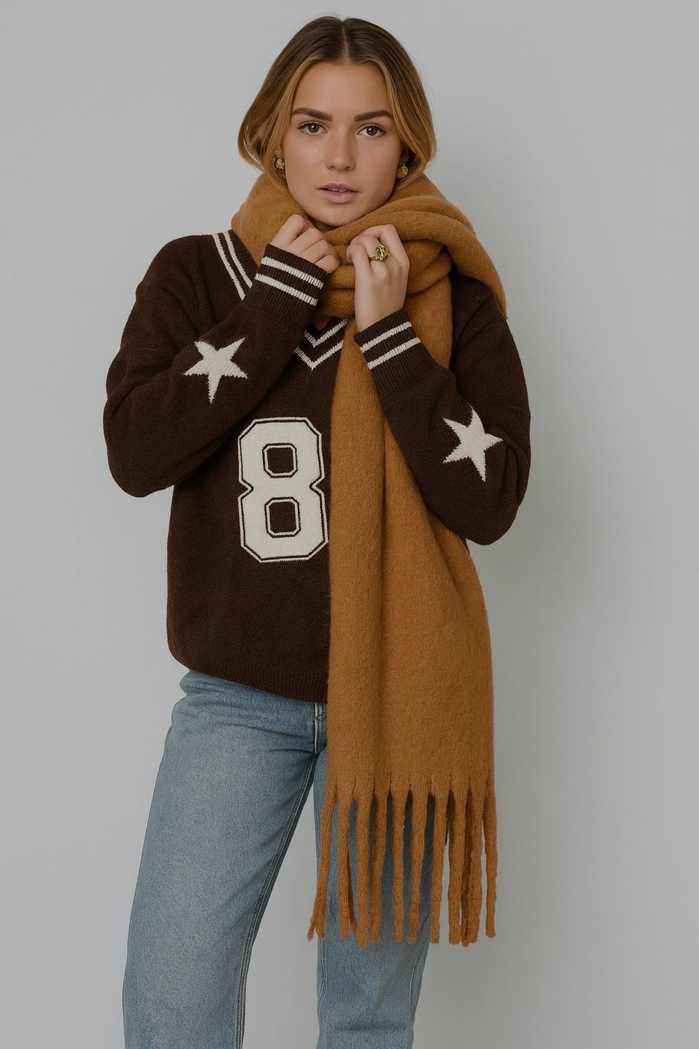 Comfy sjaal bruin