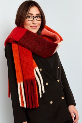 Rode sjaal - sjaal voor vrouwen - cadeau tip - cadeau voor haar