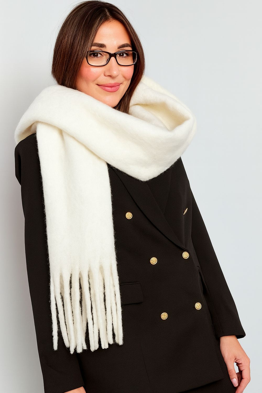 Comfy sjaal Off white