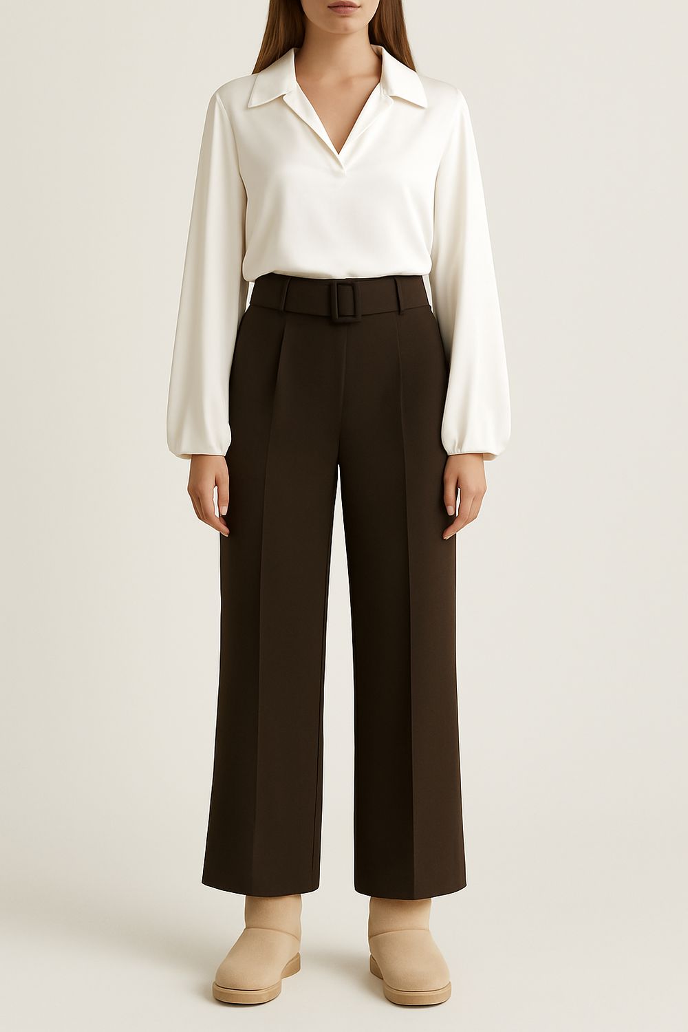 Beige cozy instapboots met warme voering – Comfort &amp; stijl | Infinity Me