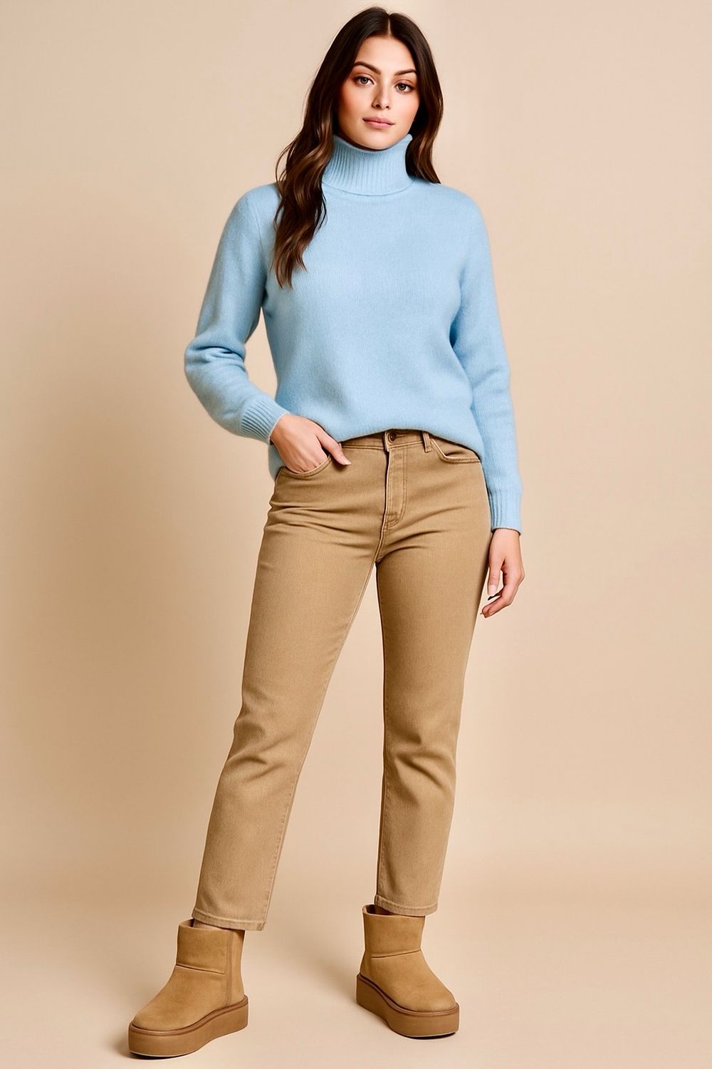 Gekleurde Jeans Recht Model Voor Dames- Straight Fit Jeans