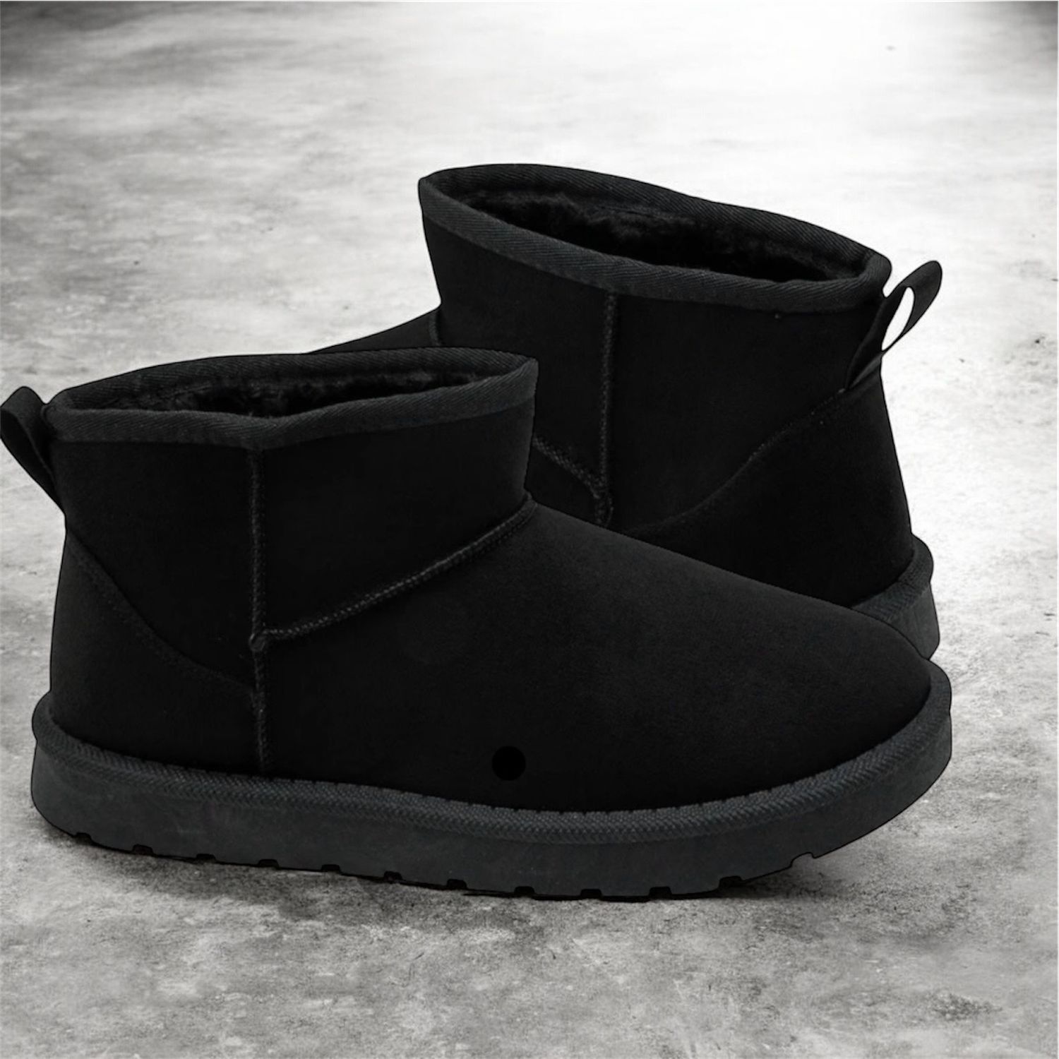 Zwarte Cozy instapboots met warme voering – Comfort &amp; stijl | Infinity Me
