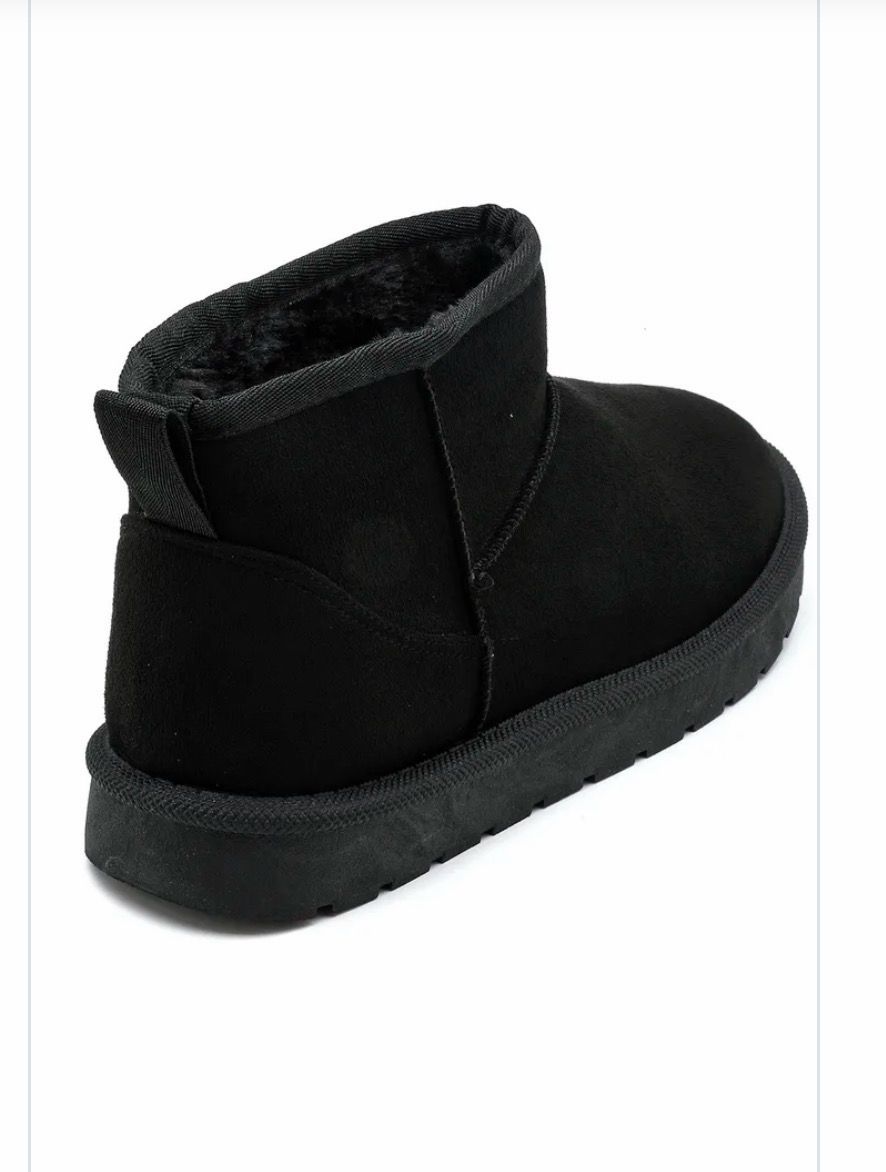 Zwarte Cozy instapboots met warme voering – Comfort &amp; stijl | Infinity Me