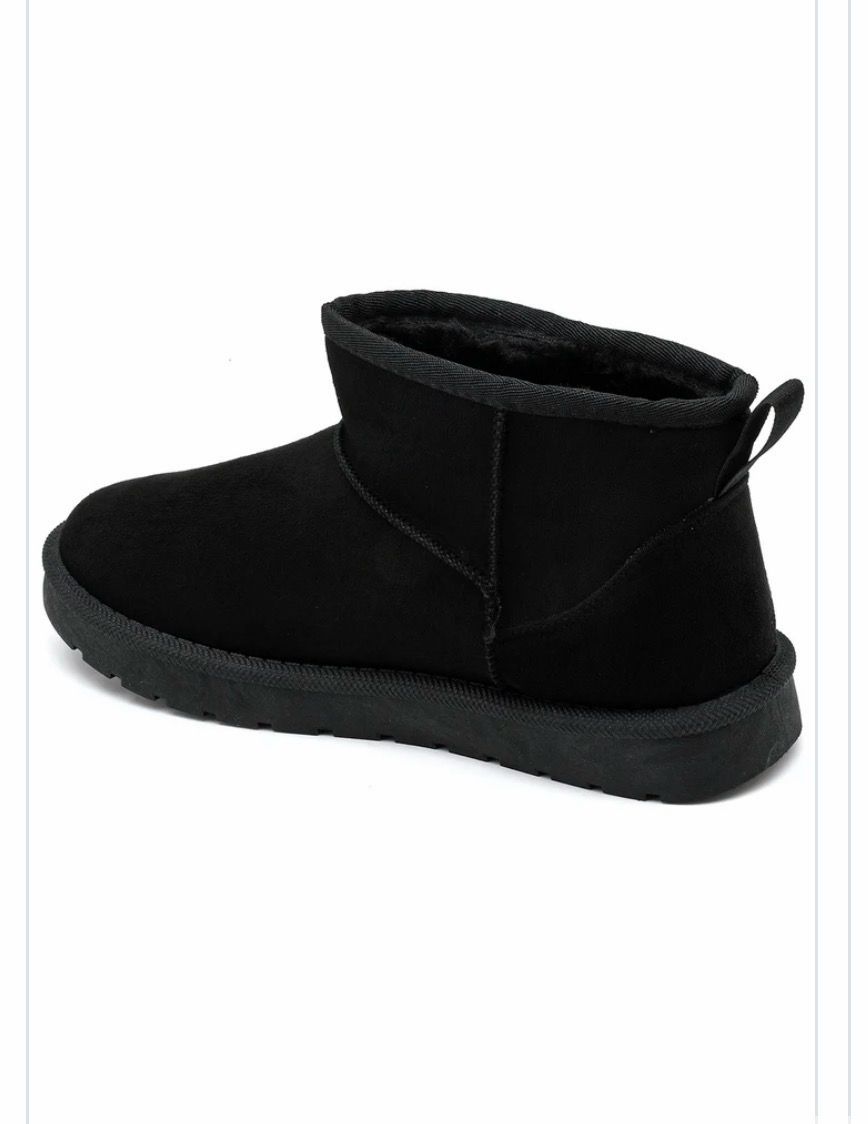 Zwarte Cozy instapboots met warme voering – Comfort &amp; stijl | Infinity Me