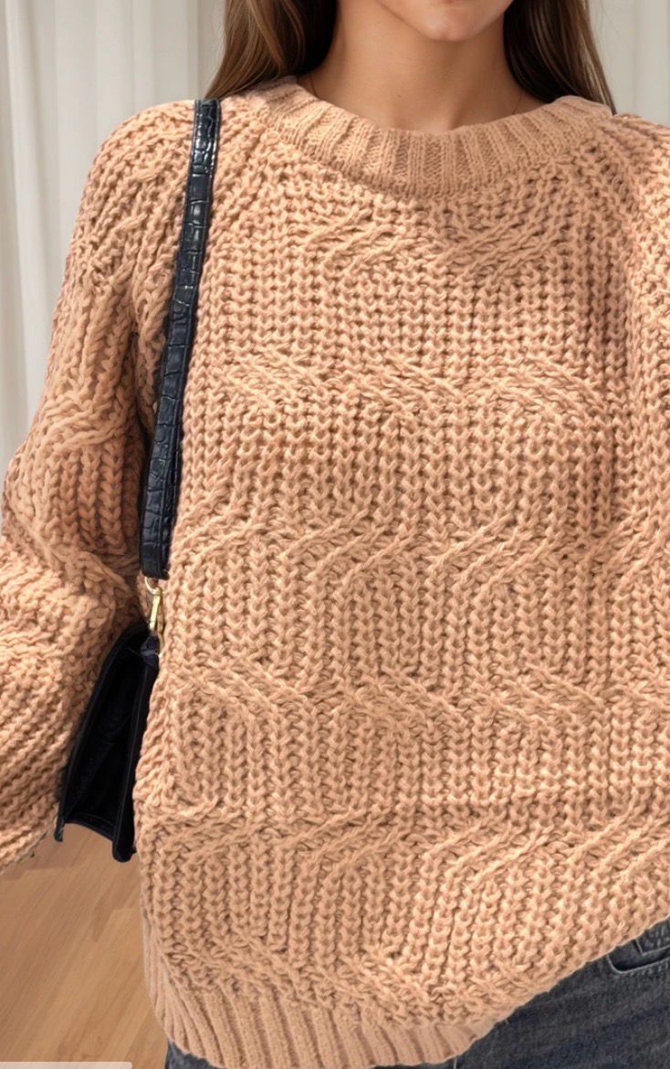 Chunky Knit Kabeltrui – Warme Wintertrui | Infinity Me