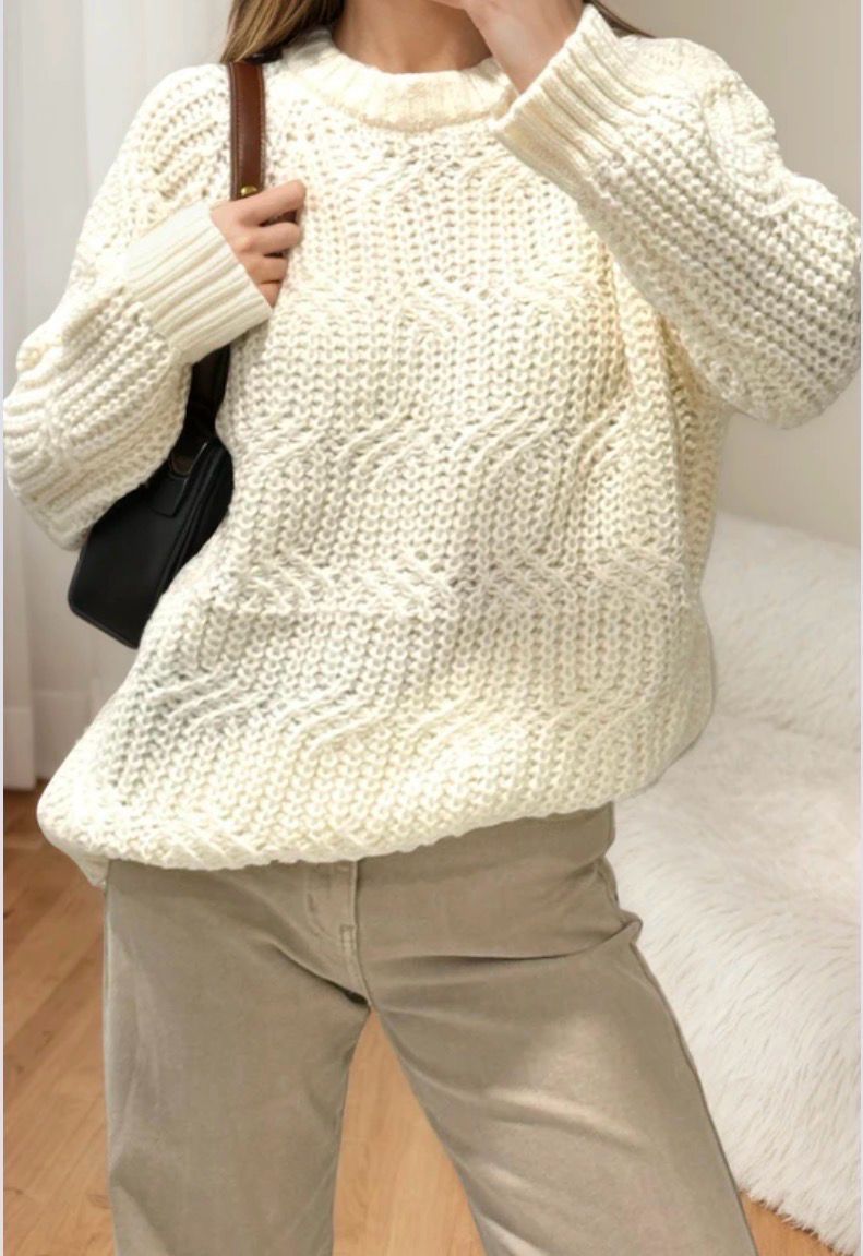 Chunky Knit Kabeltrui – Warme Wintertrui | Infinity Me