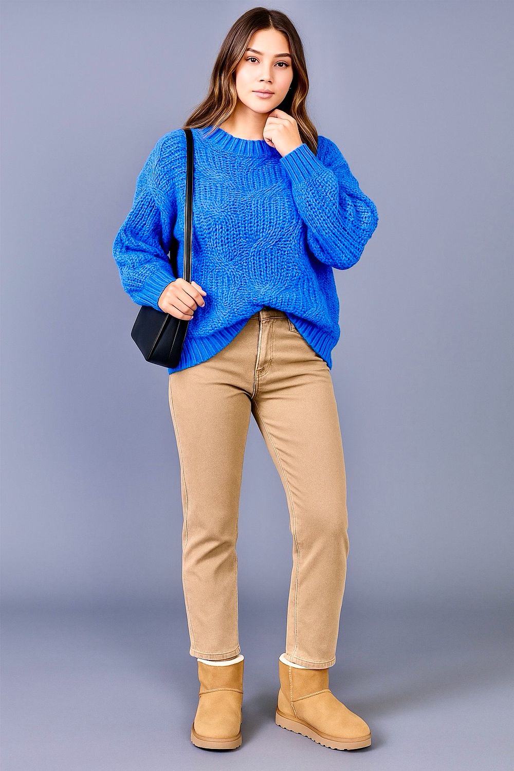 Chunky Knit Kabeltrui – Warme Wintertrui | Infinity Me