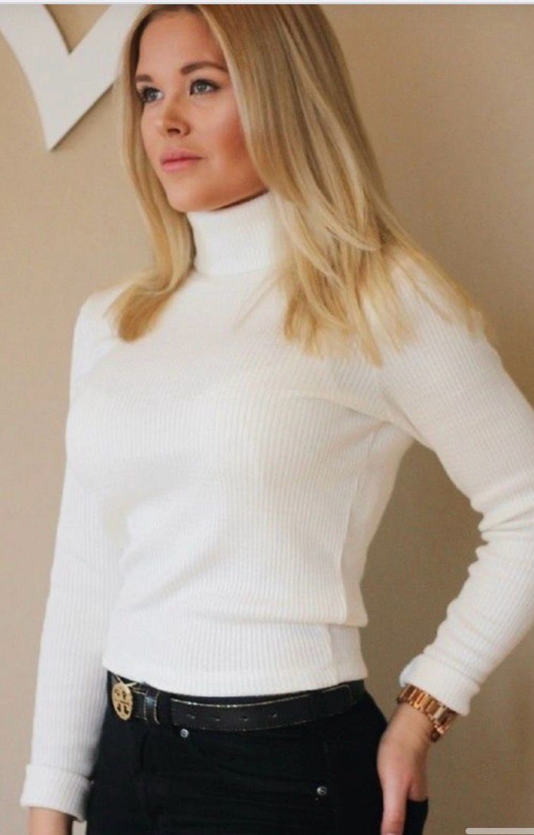 Coltrui Beige - Coltrui Gebroken Wit- Coltrui Taupe Turtle Neck Sweater - Trui met col - coltrui dames