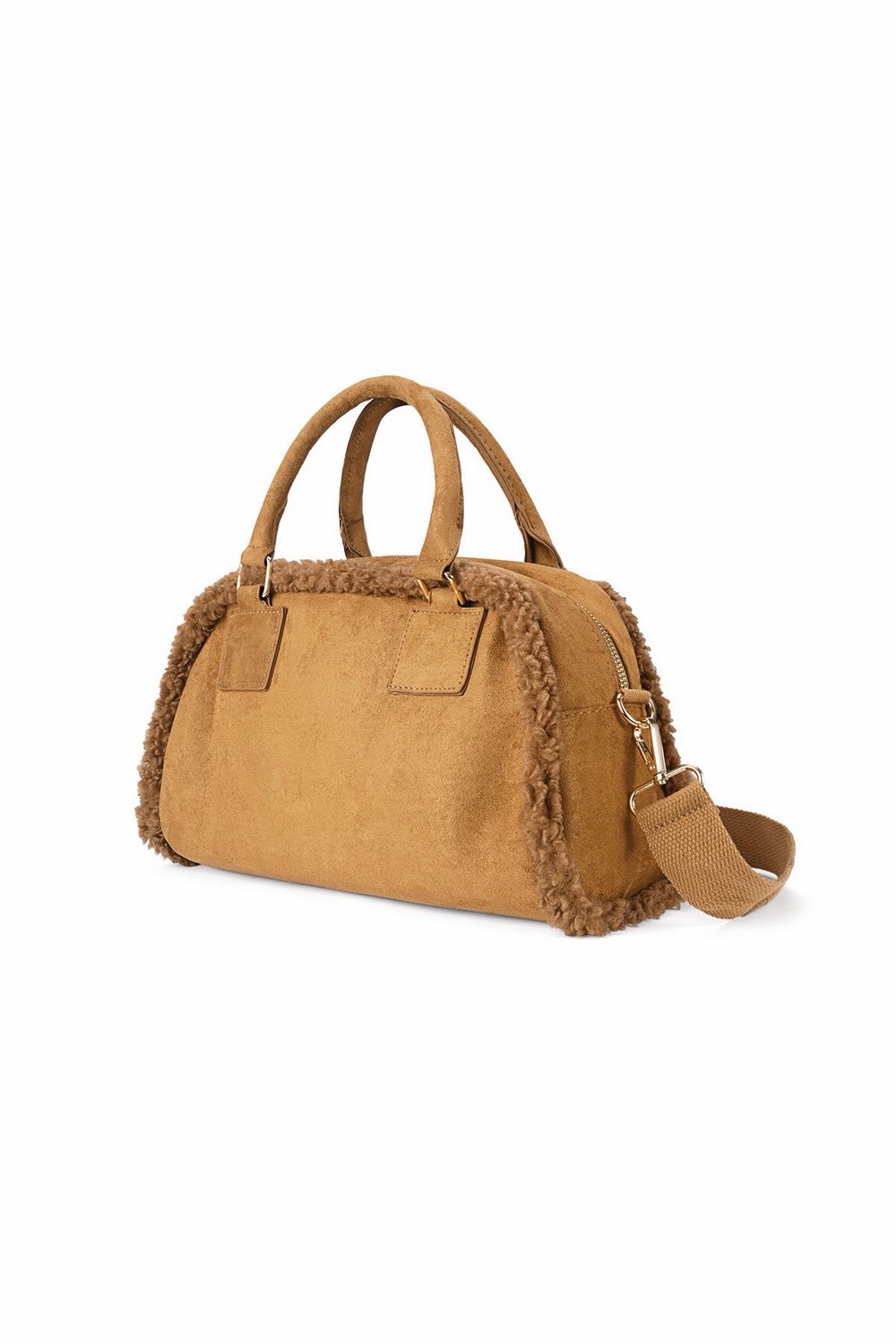 Infinity Me Mini l Teddy Handtas – Soft Suède Look met Afneembare Strap