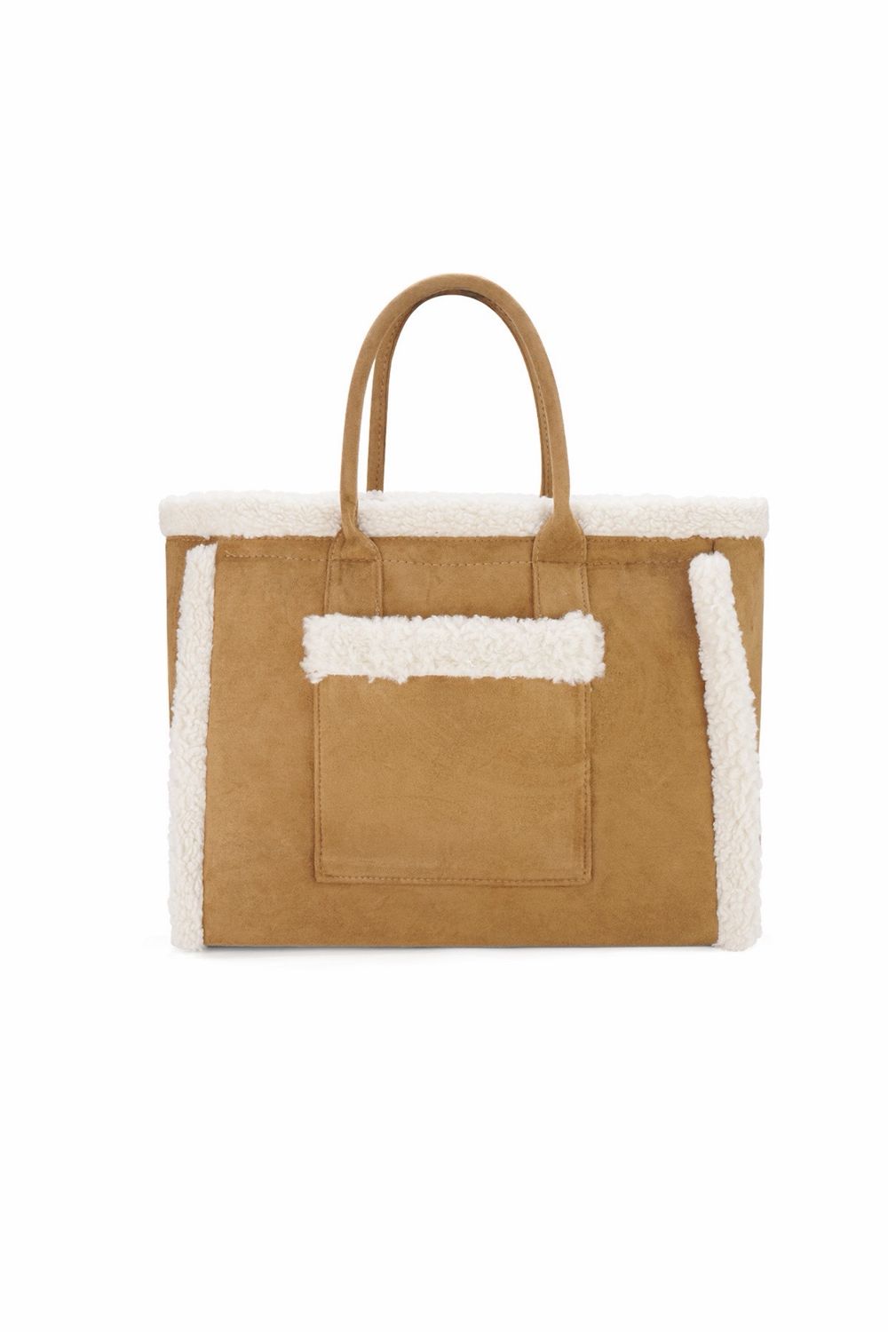 Teddy Shopper – Structured Winter Bag in Suède Look