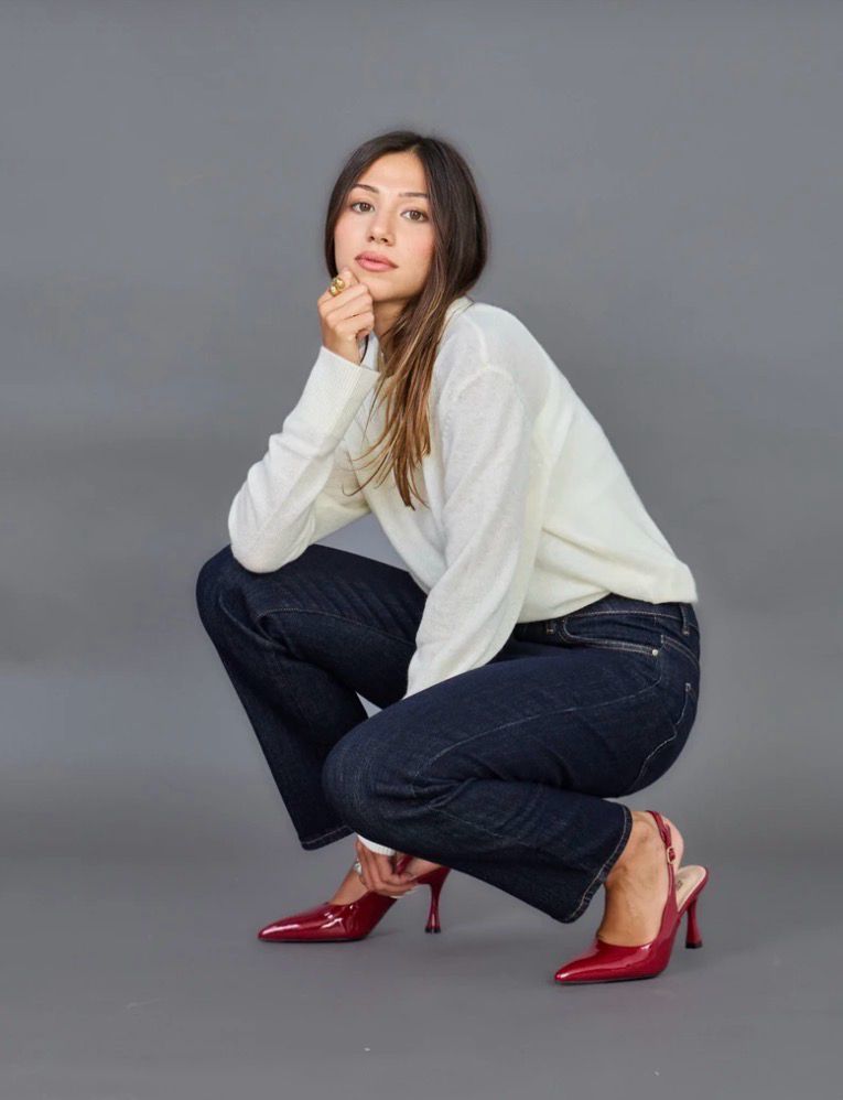 Dark Denim Jeans Recht Model Voor Dames- Straight Fit Jeans