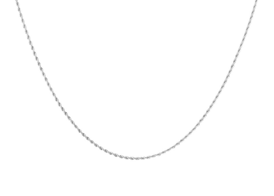 Gedraaide ketting zonder hanger - Stainless Steel Ketting - Feestelijke Ketting - Elegante Ketting
