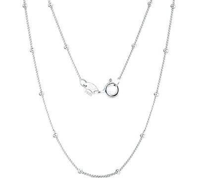 Bolletjes Ketting - Ketting Met hanger - Zilveren Ketting Met Hanger - Cadeau tip - cadeau voor haar