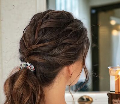 2x Haar Juweel - Haarbandjes Met Kristal - Haar Accessoire Voor Vrouwen. Mooie Haarbandjes Met Kristallen Voor Meisjes