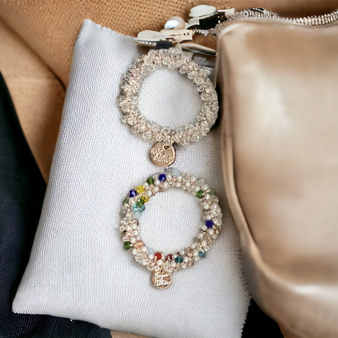 2x Haar Juweel - Haarbandjes Met Kristal - Haar Accessoire Voor Vrouwen. Mooie Haarbandjes Met Kristallen Voor Meisjes