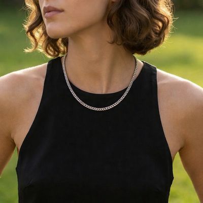 Classic Curb/ Gourmet Chain Ketting | Goud &amp; Zilver | Infinity Me