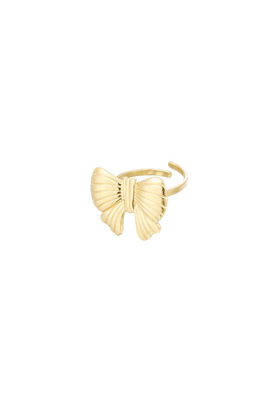 One Size Open Ring Met Strik