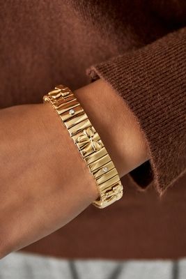 Stainless steel damesarmband goudkleurig – Hypoallergeen & Waterbestendig”