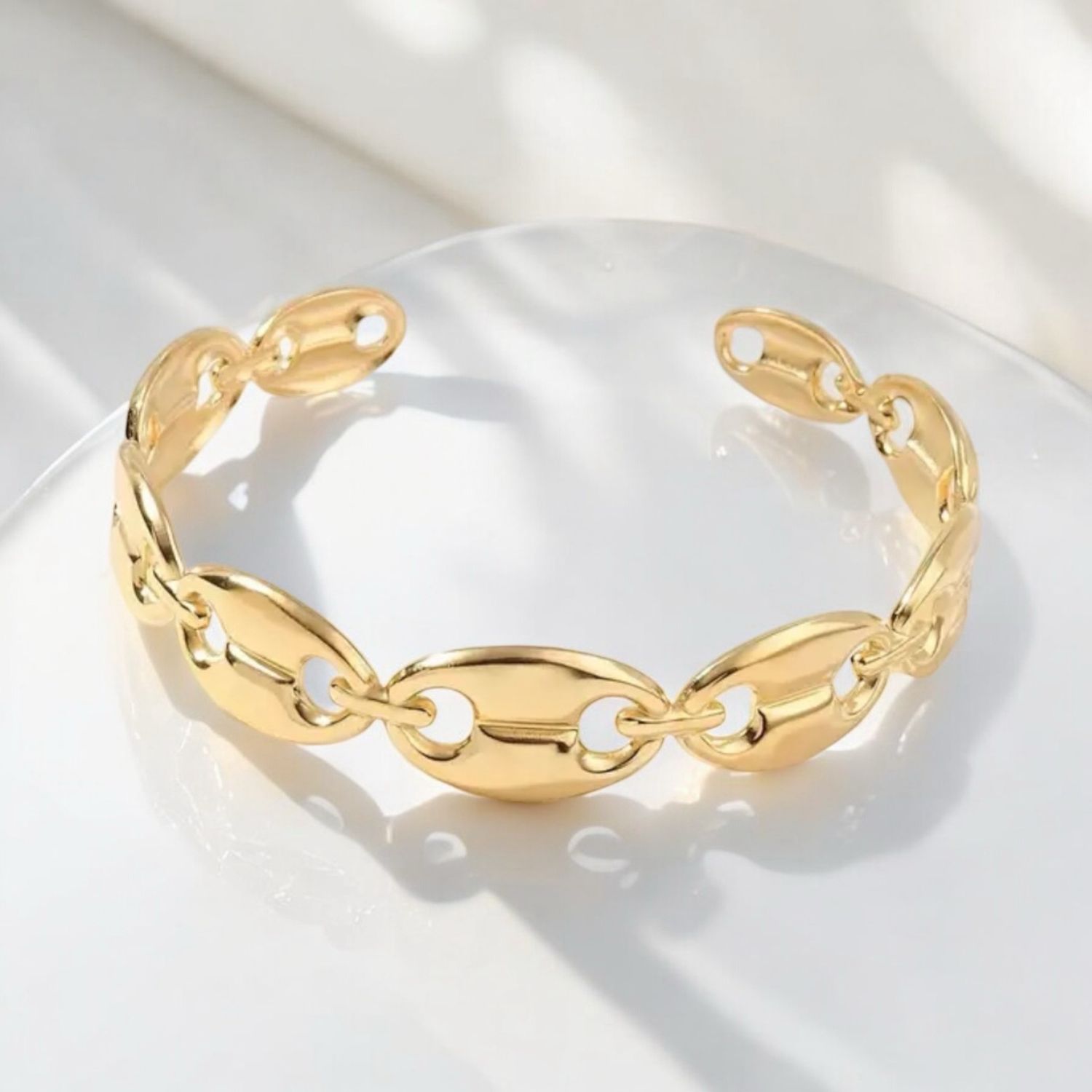 Stainless Steel Lipjes Bangle