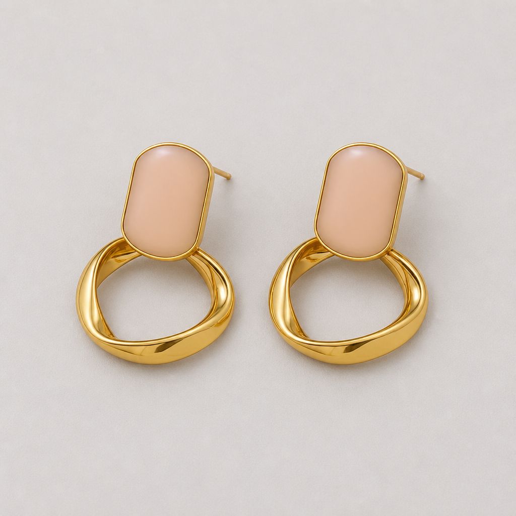 Blush Harmony Oorbellen – 316 Stainless Steel