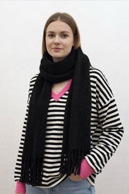 Super Zachte Zwarte sjaal - sjaal voor vrouwen - cadeau tip - cadeau voor haar