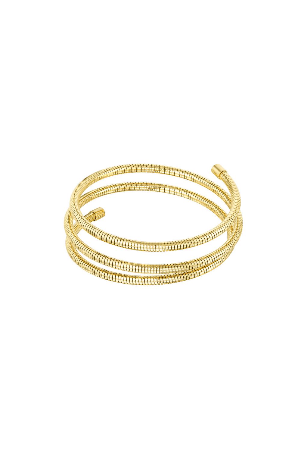 Stainless steel damesarmband goudkleurig – Hypoallergeen &amp; Waterbestendig”