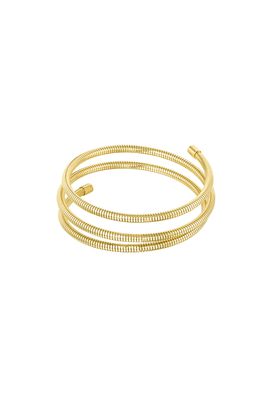 Stainless steel damesarmband goudkleurig – Hypoallergeen & Waterbestendig”