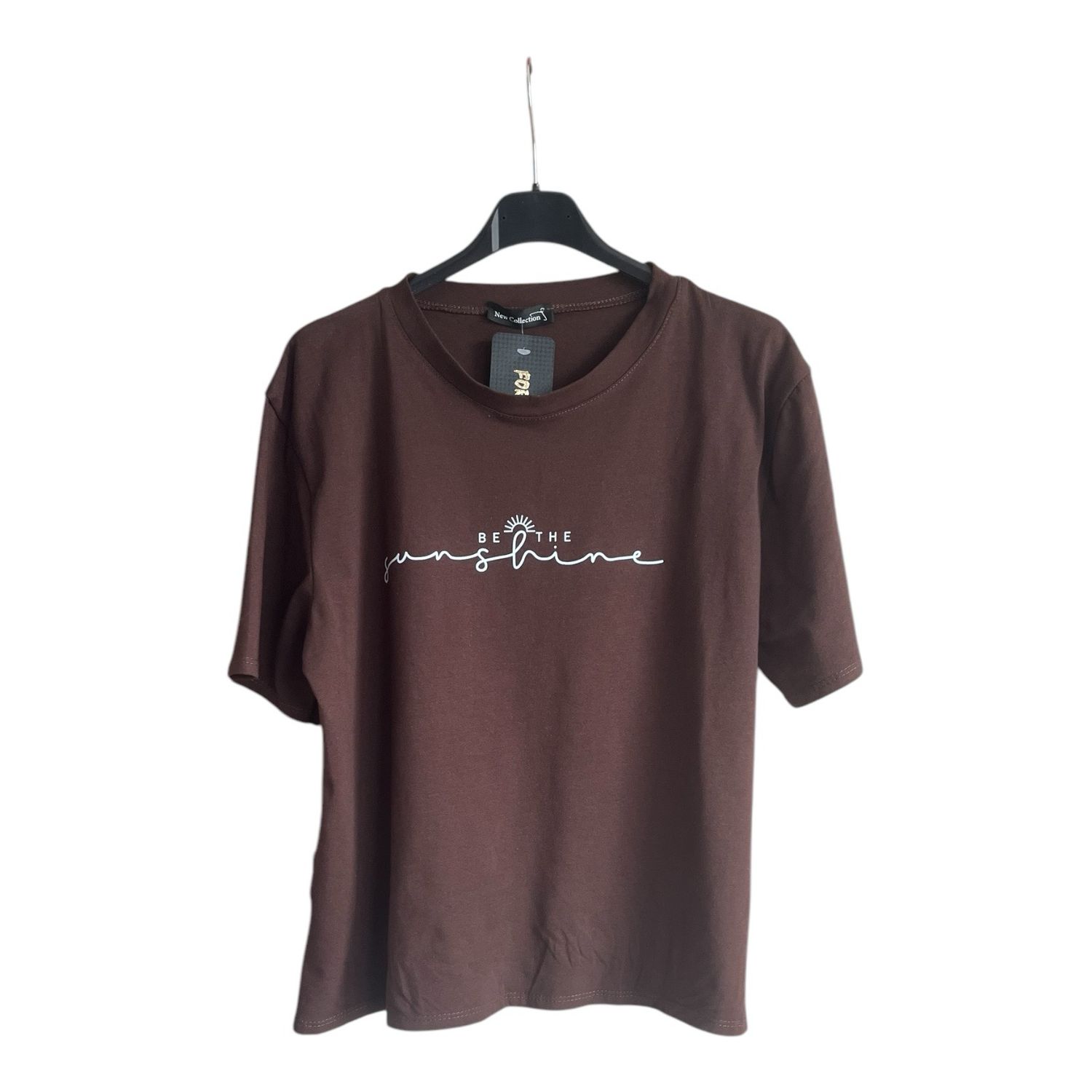 Printed cotton T shirt- Katoenen T shirt voor vrouwen