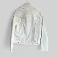 Kort Gestreept Katoen jasje- Corduroy Vest Voor Dames