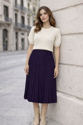 Lange rok met plooien – Tijdloze klassieker voor elke outfit