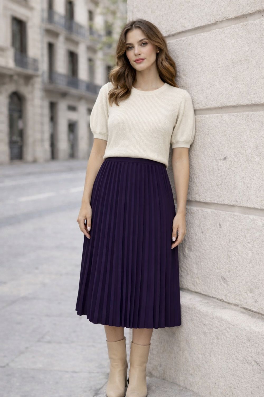 Lange rok met plooien – Tijdloze klassieker voor elke outfit