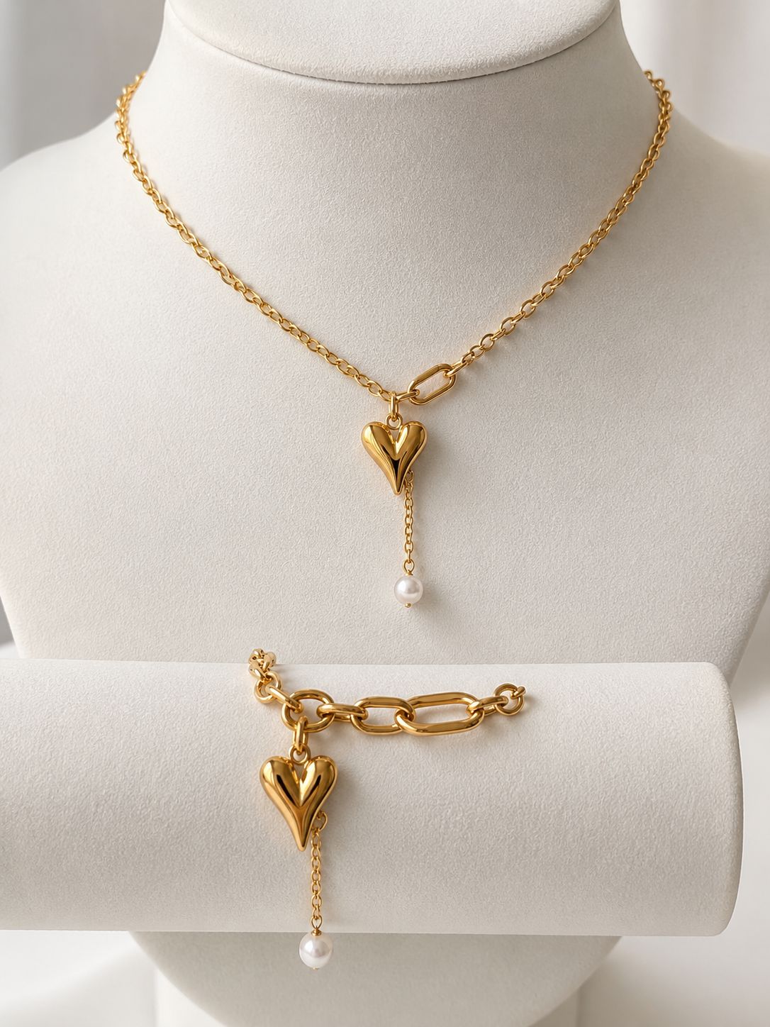 Sieraden Set Dames- Armband + Ketting- 100% Waterproof