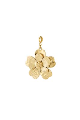Bloem bedel - Ketting Hanger - Stainless Steel