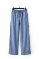 Losse broek in viscose Mix met zakken- soepelvallende broek voor dames