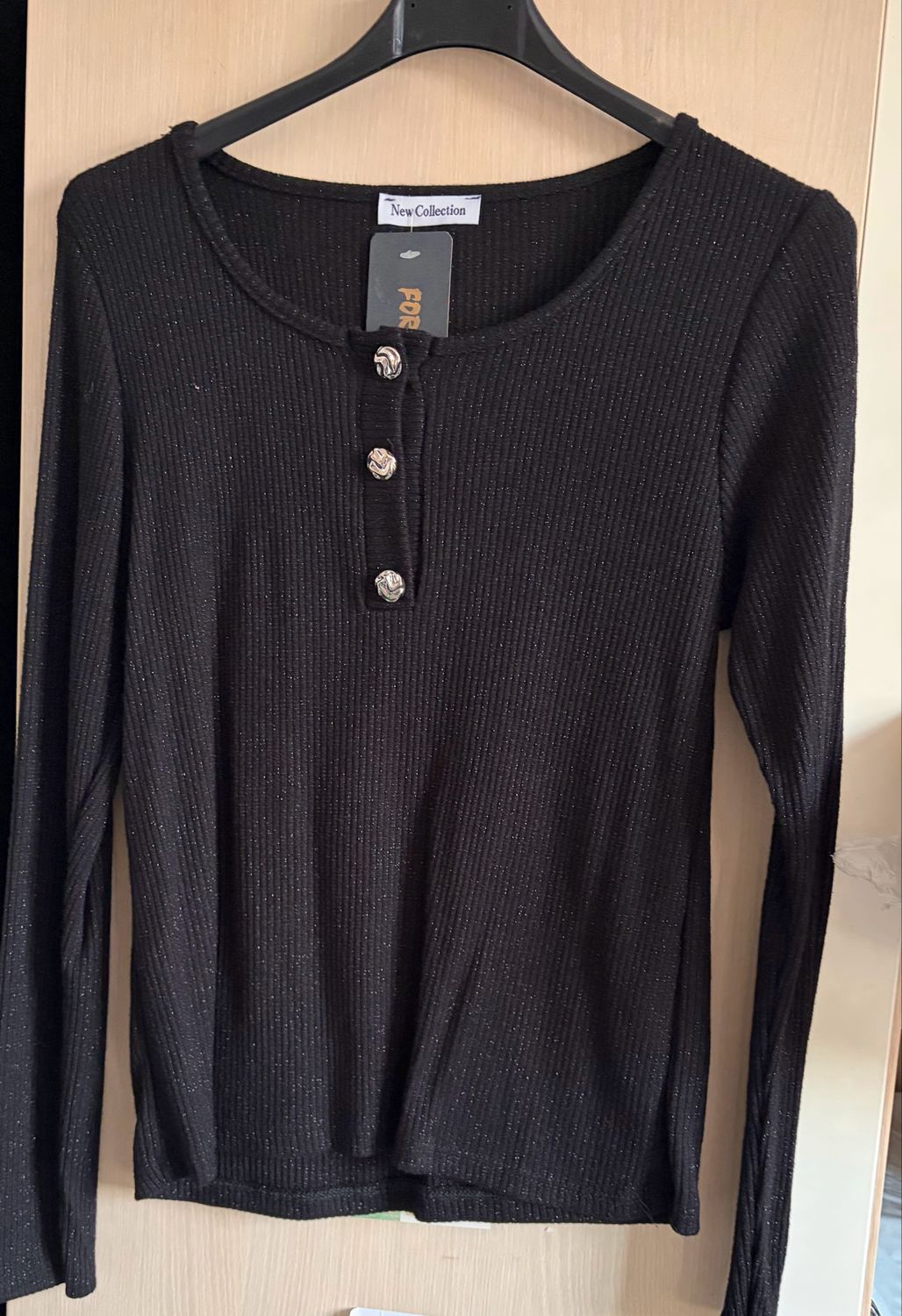 Dames Top met Knopen – Lichte One Size Trui