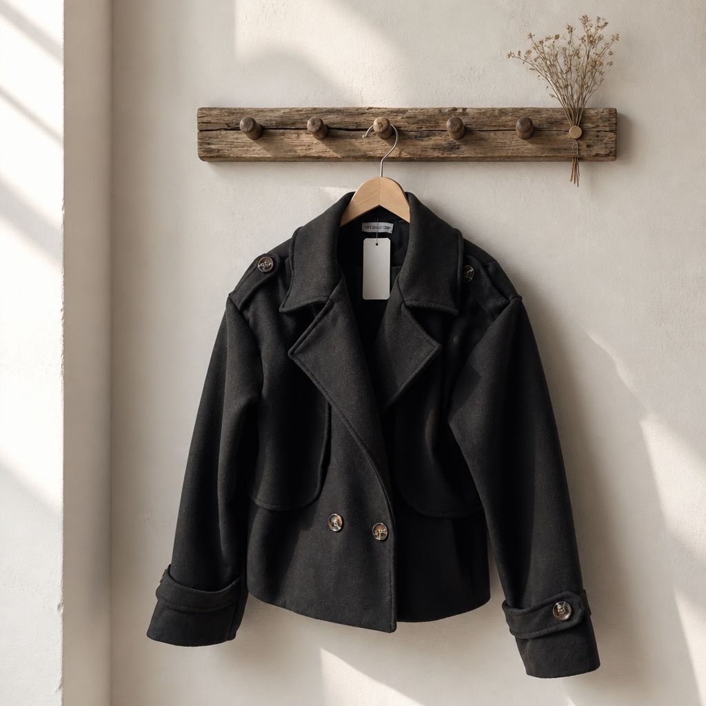 Modern cropped jacket dames – Elegant jasje met voering