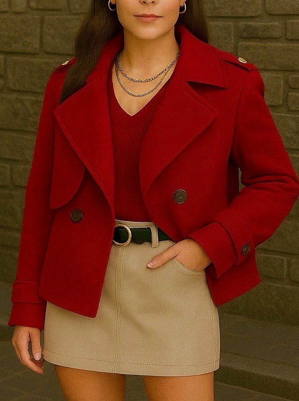 Modern cropped jacket dames – Elegant jasje met voering