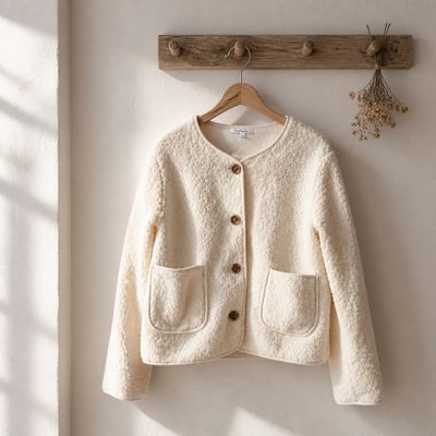 Boxy Teddy Gilet- Zachte Winter Vest Voor Dames