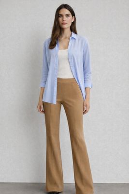Hoge taille Flared stretch broek voor dames