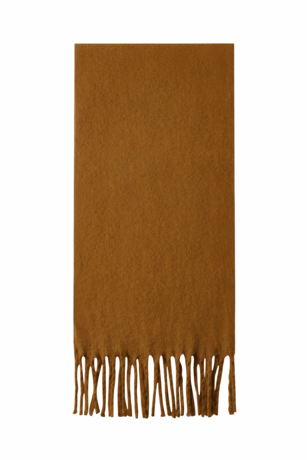 detail Lange zachte sjaal in caramel kleur, - Infinty Me