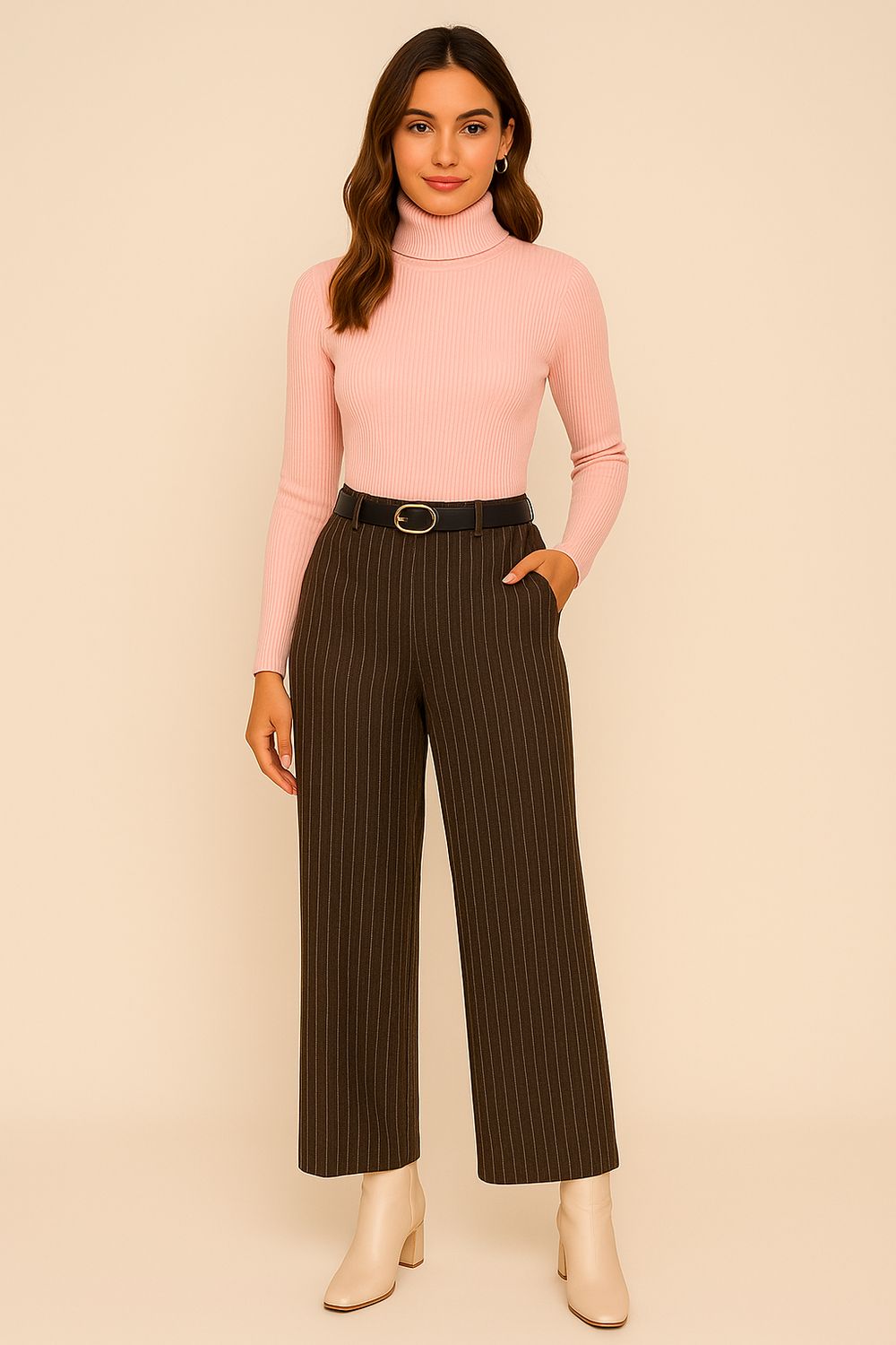 dames coltruien – Roze, Bordeaux &amp; Ivory – Zachte rib knit – Warme winter basics – Comfort &amp; stijl