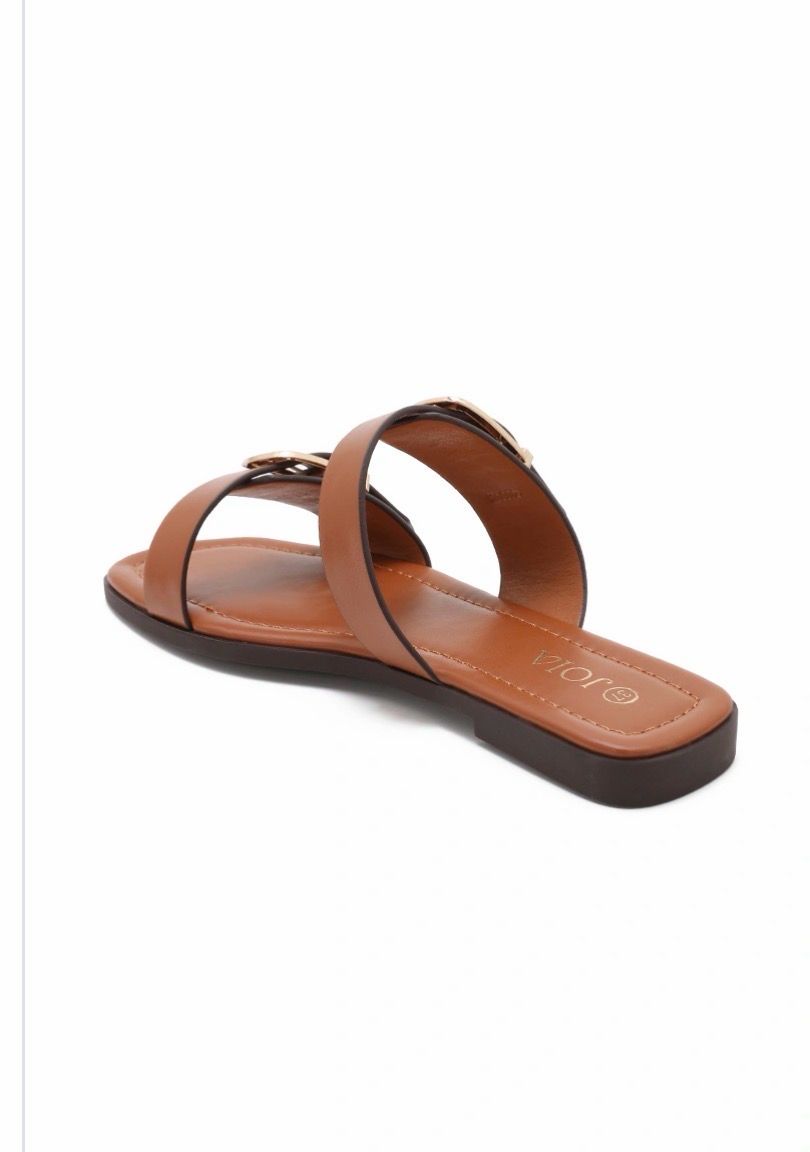 Elegante sandalen met verstelbare gespen en comfortabele zool/ Open Instap Sandalen