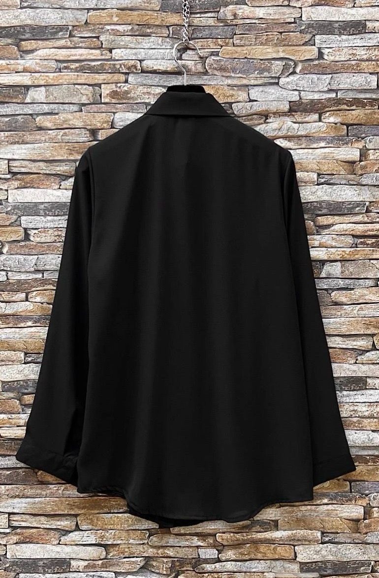 Klassieke Blouse Met Kraag- Romantic Chic Voile. Fluid and Trendy