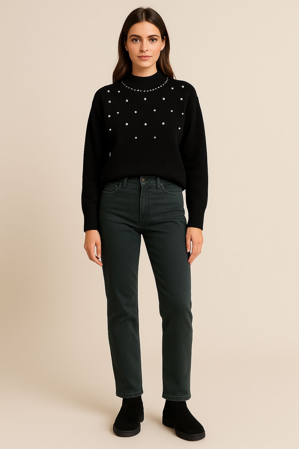 Zwarte Cozy instapboots met warme voering – Comfort &amp; stijl | Infinity Me