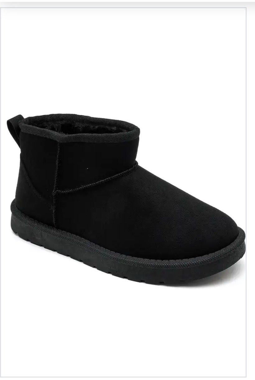 Zwarte Cozy instapboots met warme voering – Comfort &amp; stijl | Infinity Me