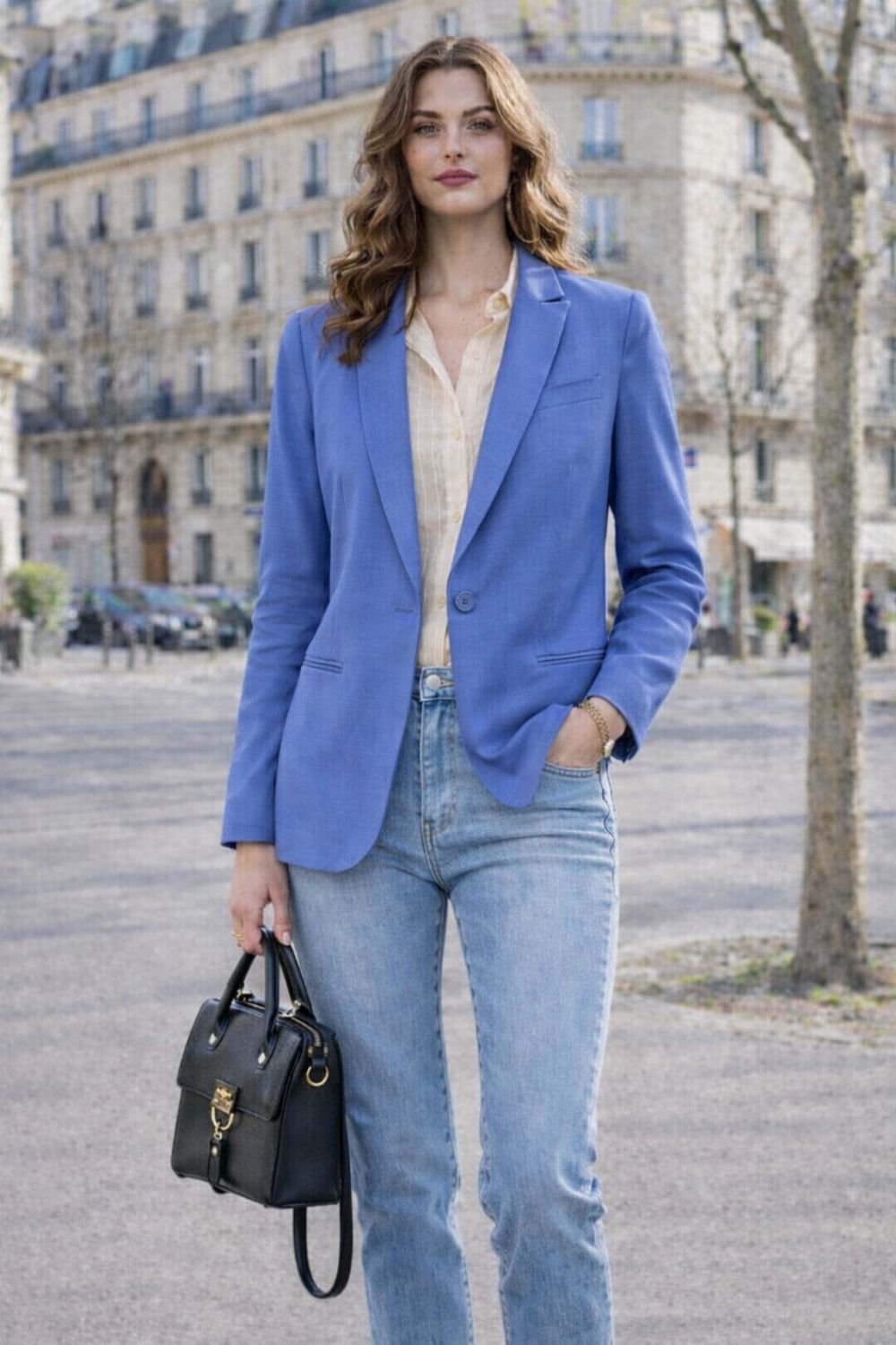 Denim Jeans Recht Model Voor Dames- Straight Fit Jeans